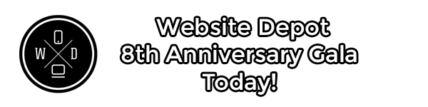 YOU’RE CORDIALLY INVITED TO OUR SPECIAL GALA: “WEBSITE DEPOT’S 8TH ANNIVERSARY” RSVP FOR FREE HERE!